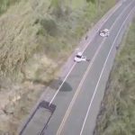 Houve perseguição policial com o apoio do Águia da Polícia Militar (Foto: Polícia Militar / Divulgação )