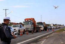Drones auxiliam em operações no trânsito nas rodovias estaduais no Mato Grosso