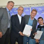 Governador inaugura hangar do helicóptero Águia no Aeroporto de Prudente. Foto: Marcos Sanches