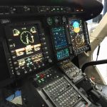 O estande da Bell Helicopters teve como grande destaque a exposição do Bell 429 da polícia do condado de Nassau/NY, em sua configuração multimissão, com glass cockpit, kit aeromédico, estação de monitoramento do sistema imageador e farol de busca Trakkabeam.