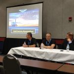 Safety Symposium Moderado por Bryan Smith, Gerente de Safety da APSA, e tendo como participantes da mesa de debates Chris Hecht, do Departamento de Segurança Pública do Arizona, Dan Reese, membro aposentado da CALFIRE e John Cooper, do Departamento de Polícia de Columbus.