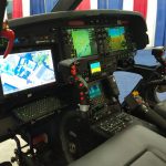 Novo AW119 do Departamento de Polícia de Proteção Ambiental de Nova York, completamente customizado e equipado com farol de busca Trakkabeam, FLIR, flutuadores de emergência, alto falantes externos, gancho para carga externa, entre outros equipamentos.