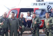 Policiais Militares do Grupamento Aéreo recebem carta elogio após resgate de garoto em Bauru