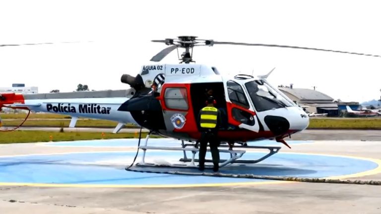 PM em Sorocaba usa o Águia para levar coração à capital paulista para transplante