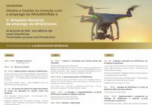 Seminário apresenta tecnologia e normas na gestão de drones e terá transmissão ao vivo