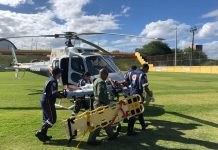 Grupamento Tático Aéreo de Sergipe realiza atendimento aeromédico a pacientes graves no interior do Estado