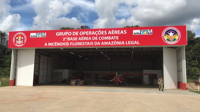 Grupamento de Operações Aéreas inaugura base em Porto Velho; o quarto avião veio dos Estados Unidos