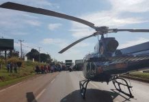 Capotamento com vítima presa nas ferragens movimenta serviço aeromédico de Maringá