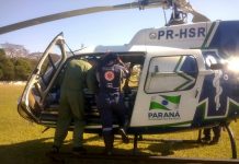 Helicópteros do SAMU são mobilizados para o socorro de recém-nascidos prematuros em Umuarama, PR