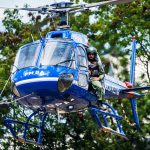 Helicóptero da PM da Bahia intercepta na região de São Sebastião do Passé carga roubada em Sergipe