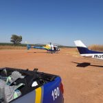 Avião que saiu da Bolívia com cocaína é apreendido no Tocantins com apoio do helicóptero do CIOPAer