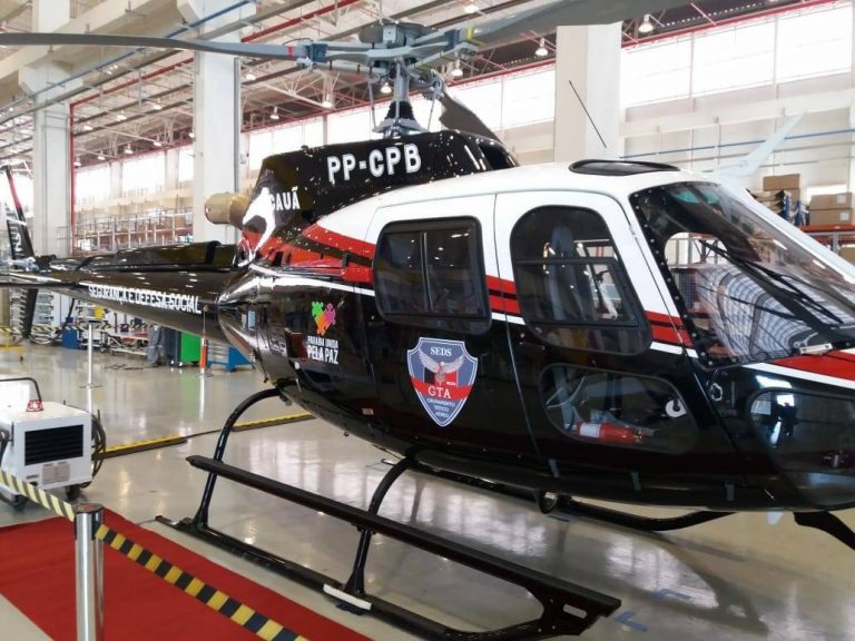 Governo da Paraíba deverá entregar o novo helicóptero Acauã 2 em breve