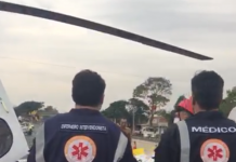 Equipe aeromédica do SAMU de Maringá socorre vítima de atropelamento na BR-376
