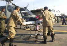 Marinha e Bombeiros do MS resgatam indígena grávida que se acidentou em aldeia