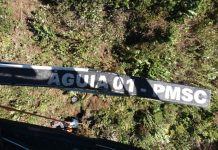 Americano cai de parapente em Jaraguá do Sul e é resgatado pelo helicóptero da PM