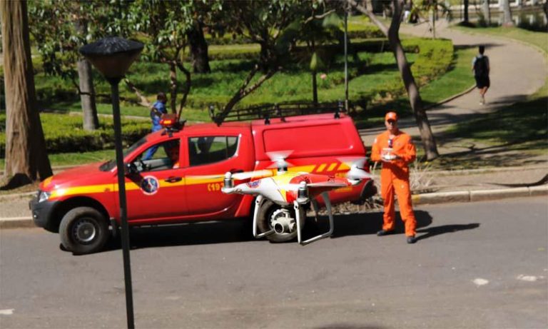 Drones reforçam operações dos bombeiros e garantem diversão em Minas Gerais