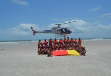 GRAESP do Pará participa de treinamento de Salva Vidas na praia do Italaia