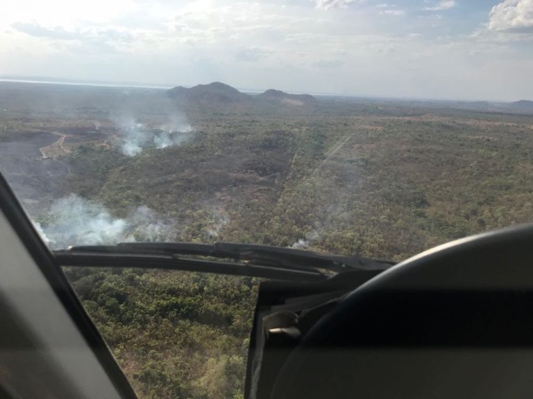 Equipe do CIOPAER de Tocantins é acionada para auxiliar combate a incêndio