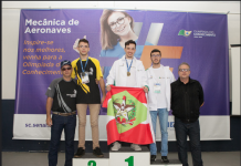 Aluno do SENAI/SC representará o Brasil em Manutenção de Aeronaves no mundial de profissões