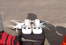 Bombeiros usam drones para verificar com segurança as condições do prédio do Museu Nacional