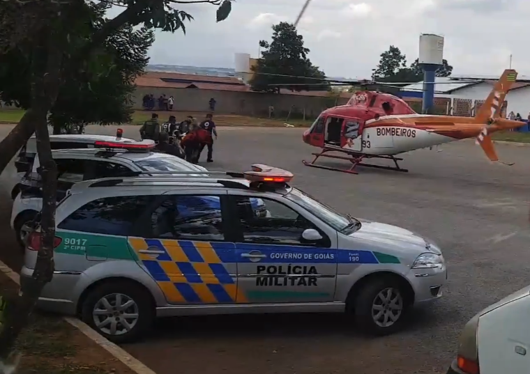 Criança de um ano se afoga em Luziânia e é transferida para Hugol de helicóptero