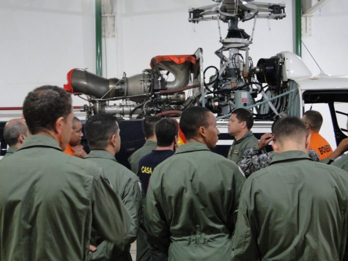 BAVOP da PM do Distrito Federal habilita mecânicos para manutenção dos helicópteros Esquilo