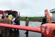 Corpo de Bombeiros de Rondônia realiza transporte aeromédico de vítimas de acidente na BR-364