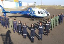 Serviço aeromédico do SAMU Regional Norte Novo completa dois anos em Maringá