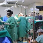 Transplantes de um fígado e um coração, ao mesmo tempo, em dois pacientes diferentes que aguardavam pelos órgãos. Foto: HB.