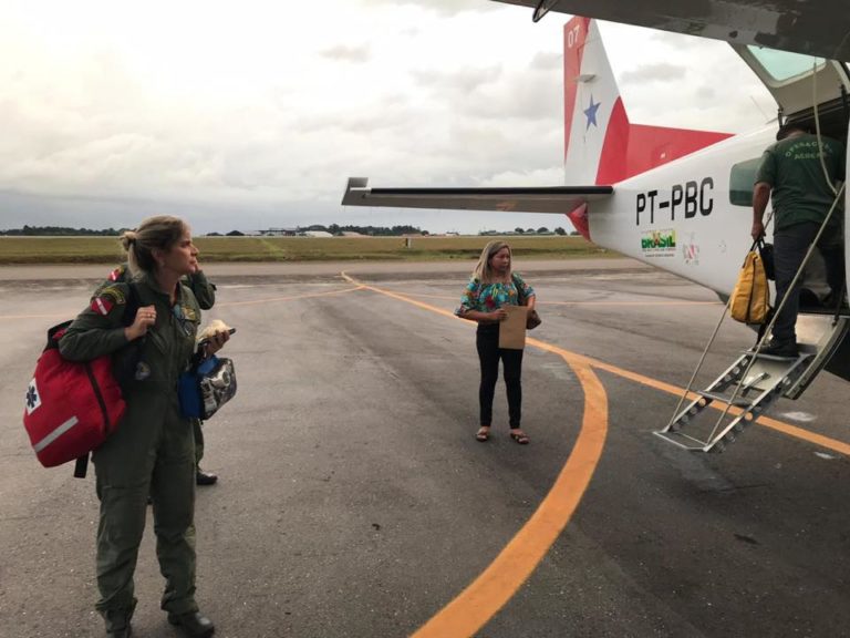 Equipe médica do GRAESP do Pará realiza transporte de urgência de paciente com gravidez gemelar