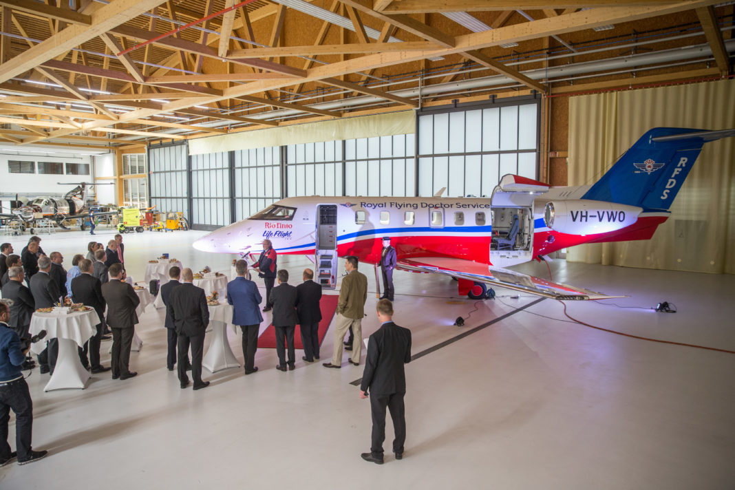 Pilatus entrega primeiro avião PC-24 configurado aeromédico para RFDS autraliana