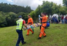 Criança atacada por cachorro em Chapecó é socorrida por helicóptero da Polícia Civil