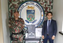 Polícia Militar Ambiental de Mundo Novo recebe drone da Promotoria de Justiça de Eldorado para auxiliar nas fiscalizações