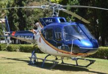 Segurança Pública de Poços de Caldas ganha reforço com a chegada do helicóptero Pegasus 09 da PM