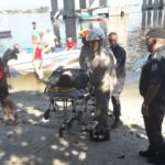 Resgate de um dos tripulantes do Fênix 08 — Foto: Redes sociais