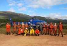 Helicóptero Guardião 02 do GRAER auxilia brigadistas no combate a incêndio em Barra do Boqueirão, BA