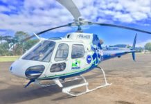 Helicóptero do CONSAMU do Paraná superou 1.900 atendimentos em 5 anos de operação