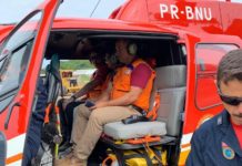 Bombeiros e Defesa Civil monitoram 30 pontos de deslizamentos em Penha, SC