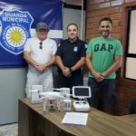Guarda Municipal Balneário Camboriú recebe doação de drone e tablet