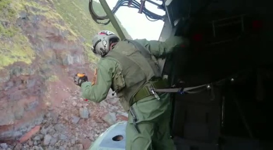 Força Aérea de Portugal resgata dois homens desaparecidos na Ilha do Faial, Açores