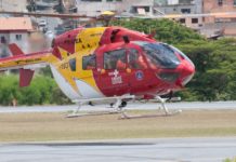 Arcanjo 04 do Corpo de Bombeiros sofre acidente durante operação de busca e salvamento em Ouro Preto, MG