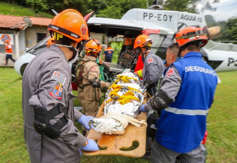 Defesa Civil de São Paulo promove simulado de desastres em São Luiz do Paraitinga
