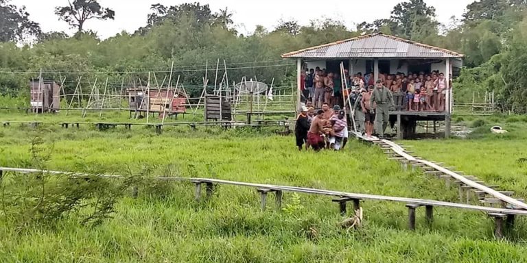Guardiões da Amazônia socorrem mulher vítima de queimaduras no corpo em área isolada da ilha do Marajó, PA