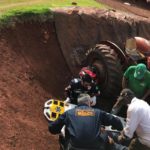 Equipe aeromédica do helicóptero Saúde 10 socorre motorista de trator acidentado em Marialva, norte do Paraná