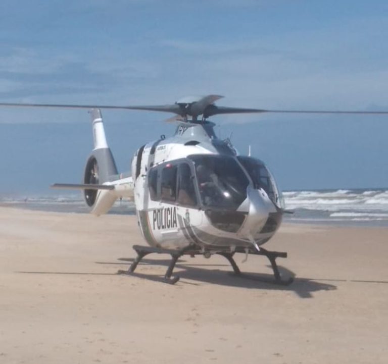 Corpo de criança afogada em Fortaleza foi resgatado com a ajuda de helicóptero da CIOPAer