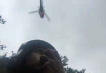 Águia da PM e equipe do Corpo de Bombeiros resgatam grupo que se perdeu na Serra do Mar, SP