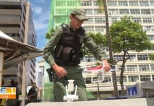 PM de Pernambuco recebe drone através de doação de vendedores de coco na orla em Boa Viagem