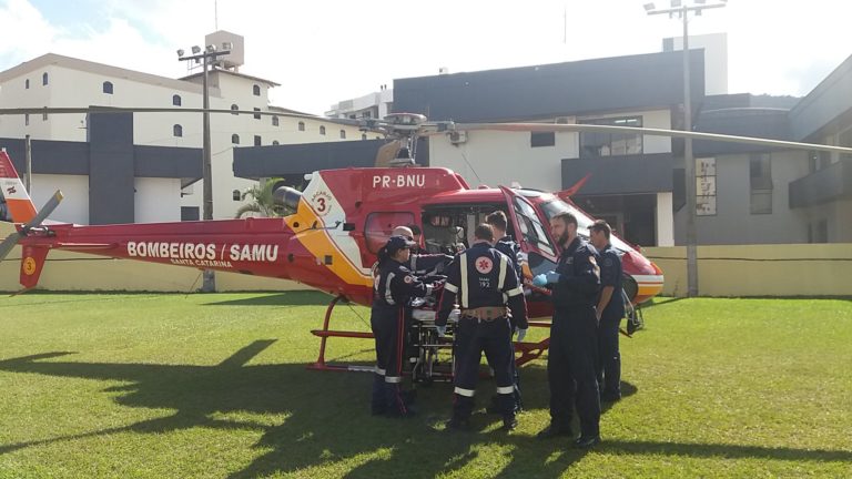 Representante do Corpo de Bombeiros destaca necessidade de construir heliponto em hospital de Blumenau, SC