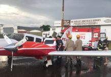 Avião do Corpo de Bombeiros de Goiás faz transporte aeromédico de criança da cidade de Curitiba para Anápolis