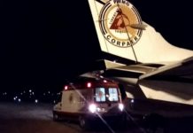 Polícia Militar e SAMU realizam transporte aeromédico noturno de recém-nascido da cidade de Capelinha para Teófilo Otoni, MG